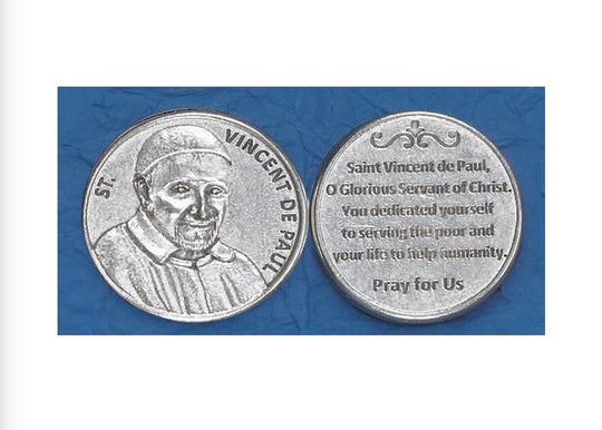 St. Vincent de Paul Italian Pocket Coin