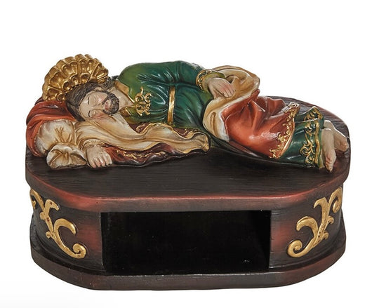 Sleeping St. Joseph with Shelf Base
