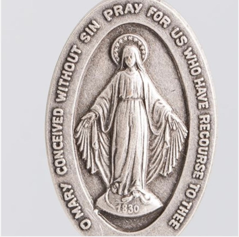 Miraculous Medal with 20 inch chain