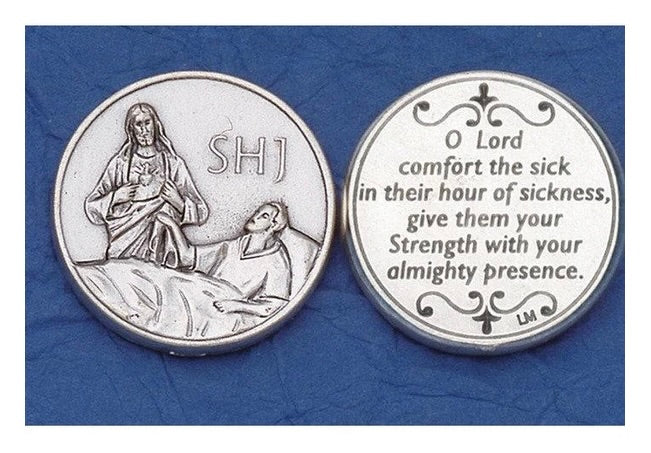 Prayer for the Sick Pocket Coin – A Token of Healing and Comfort