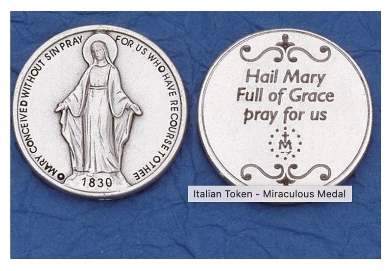 Hail Mary Miraculous Pocket Coin – A Token of Grace and Protection