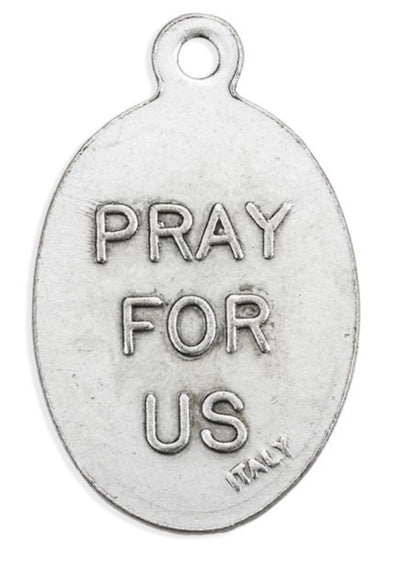 1" Oxidized St. Rosalia Medal