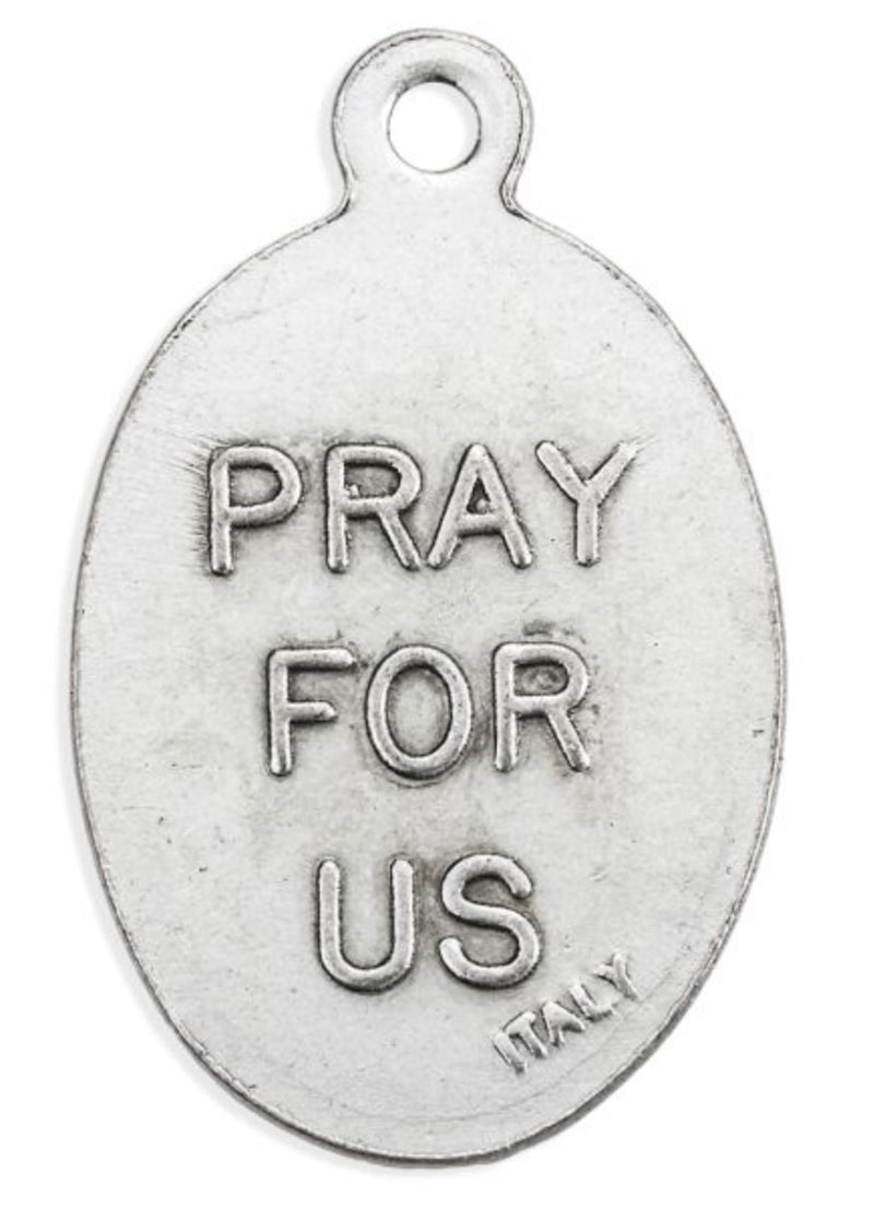 1" Oxidized St. Rosalia Medal