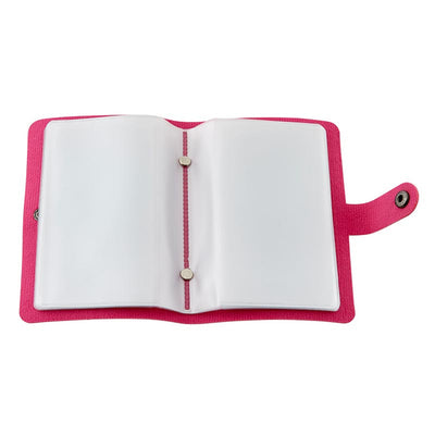 Holy Card Holder with Faux Leather Cover (Pink)