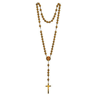 St. Benedict Cord Wall Rosary – A Bold Symbol of Faith and Protection - Large Beads, rosary is 43 inches long