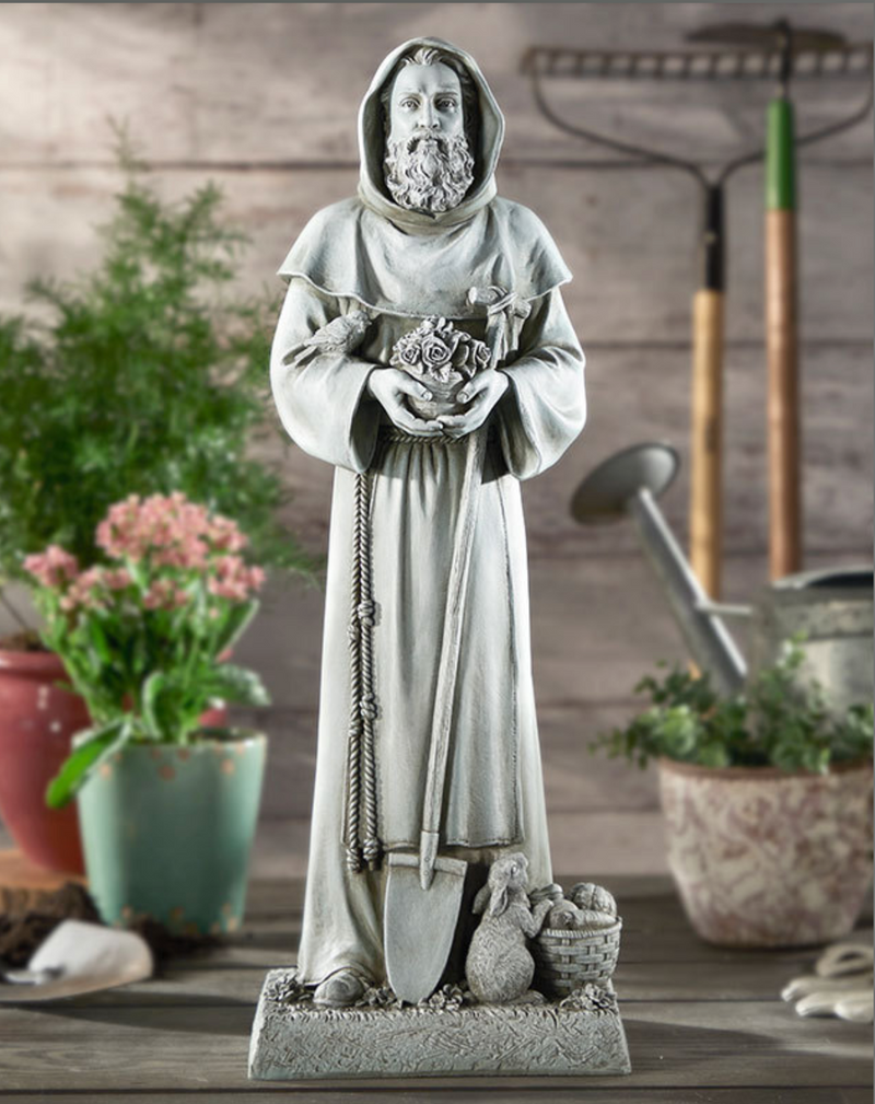 Saint Fiacre Garden Statue