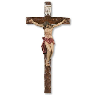 21.5-Inch Traditional Wall Crucifix – A Stunning Display of Faith