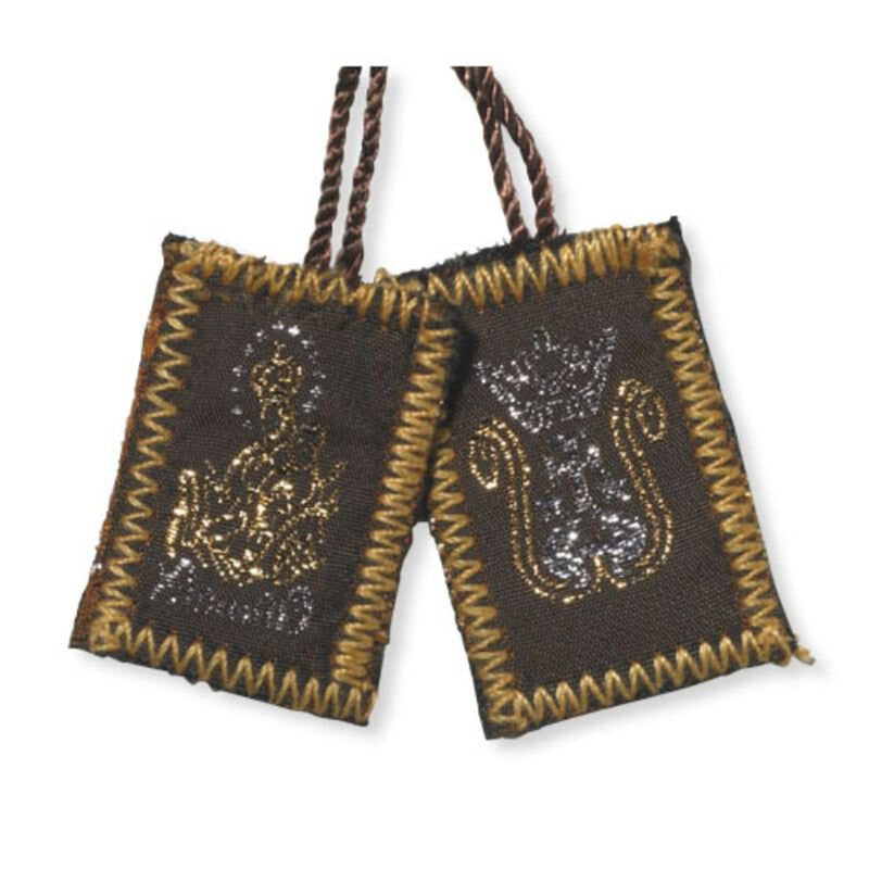 Traditional Brown Wool Scapular – A Symbol of Devotion