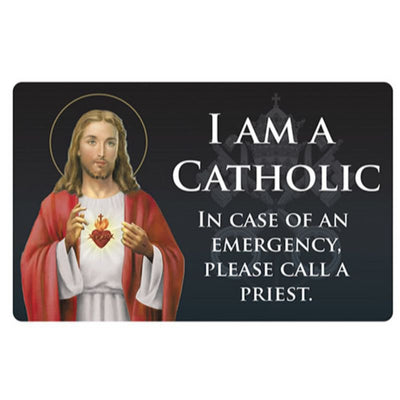 Sacred Heart of Jesus Catholic ID Card