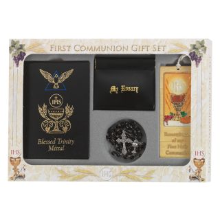 6-Piece Boys Blessed Trinity Missal Communion Gift Set