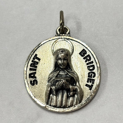 St. Bridget Medal Pendant with Chain