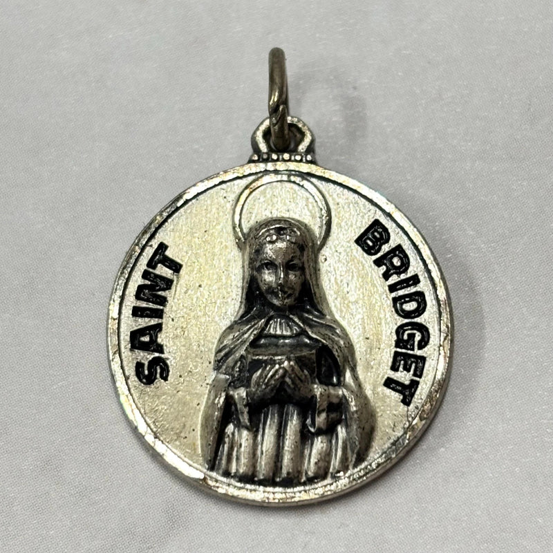 St. Bridget Medal Pendant with Chain