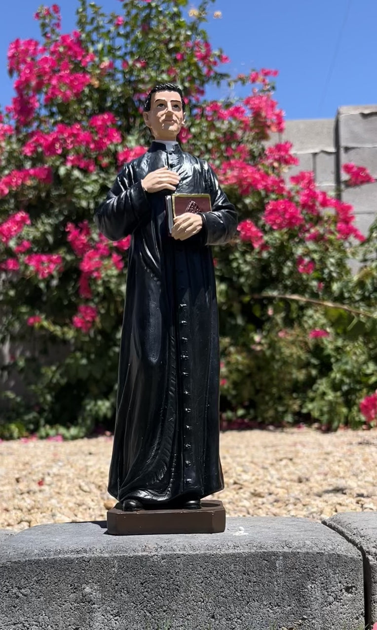 Blessed Michael McGivney Desktop Statue – Founder of the Knights of Columbus - 11.5 inches