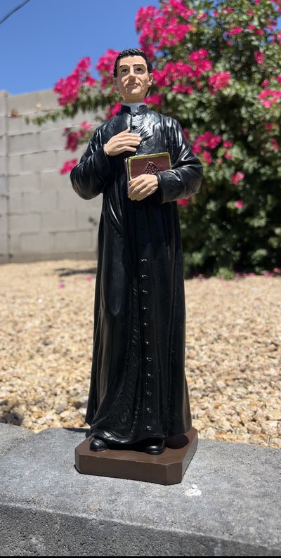Blessed Michael McGivney Desktop Statue – Founder of the Knights of Columbus - 11.5 inches