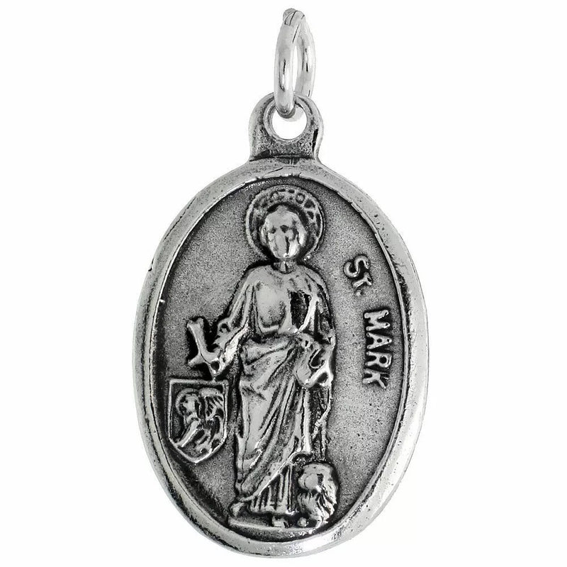 1" Oxidized St. Mark Medal