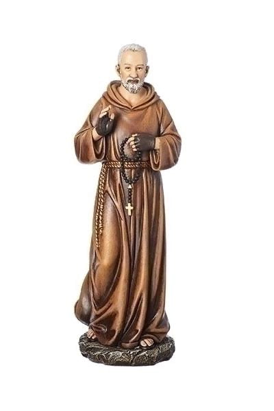 10.25" St. Padre Pio Desktop Statue – Renaissance Collection