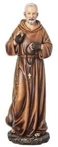 10.25" St. Padre Pio Desktop Statue – Renaissance Collection