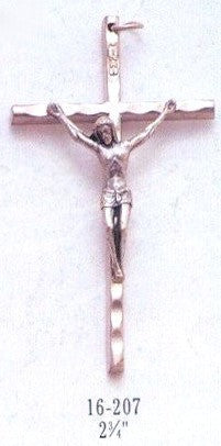 2.75" Oxidized Crucifix