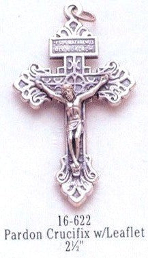 2.5" Pardon Crucifix with Leaflet