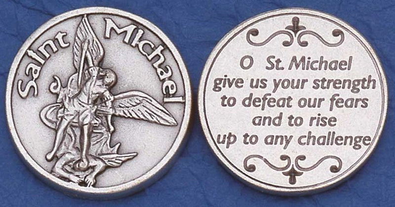 Saint Michael Religious Pocket Coin