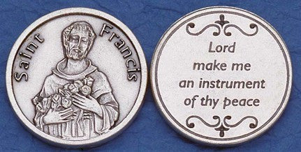 St. Francis Religious Pocket Coin