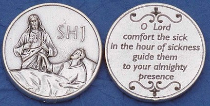 Prayer for the Sick Religious Pocket Coin