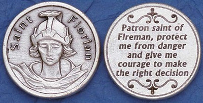 St. Florian Religious Pocket Coin