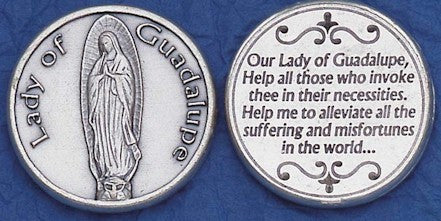 Our Lady of Guadalupe Italian Pocket Coin