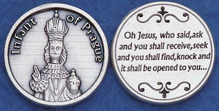 Infant of Prague Pocket Coin