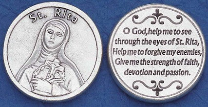 St. Rita Religious Pocket Coin