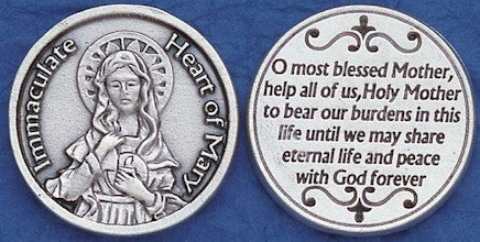 Immaculate Heart of Mary Pocket Coin