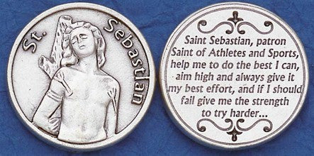 St. Sebastian Religious Pocket Coin – Discount Catholic Store