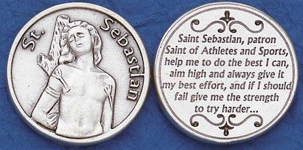 St. Sebastian Religious Pocket Coin