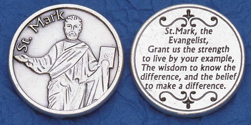 St. Mark Religious Pocket Coin