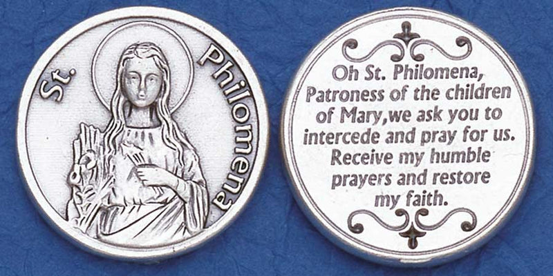 St. Philomena Religious Pocket Coin