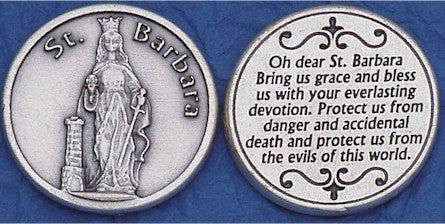 St. Barbara Pocket Coin