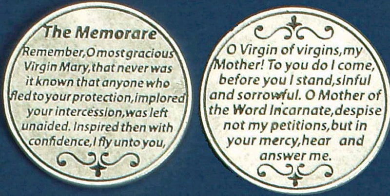 The Memorare Religious Pocket Coin
