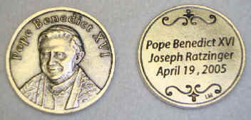 Pope Benedict XVI Pocket Coin