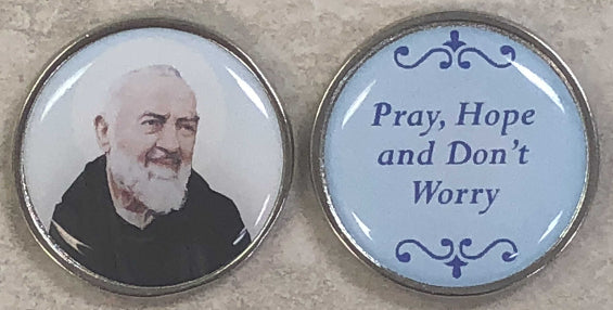 St. Padre Pio Pocket Coin Medal