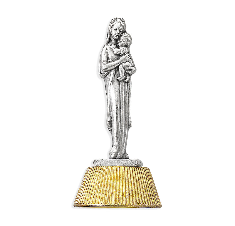 2 1/2" Madonna and Child Car Statue