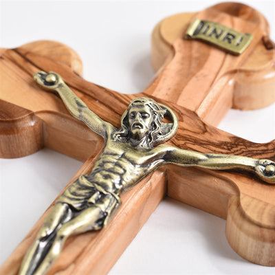 8" Crucifix with Jesus Relic