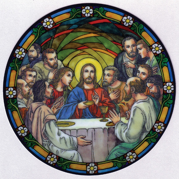 Last Supper Window Sticker – Discount Catholic Store