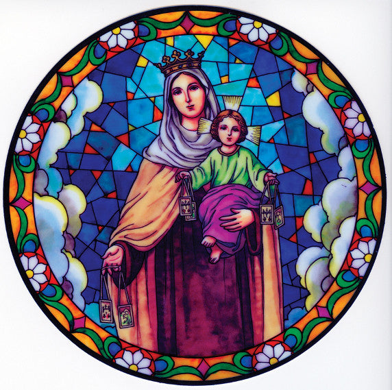 Our Lady of Mount Carmel Suncatcher