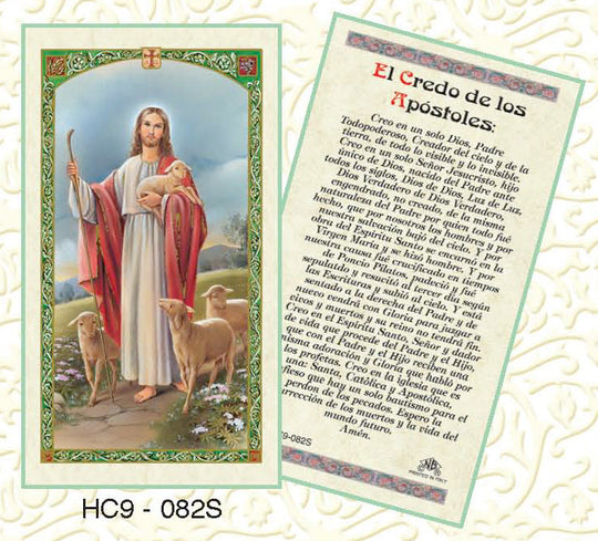 El Credo de los Apostoles Tarjeta de Oracion Laminada (Laminated Prayer Card)