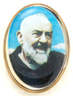 Lapel Pin - St. Padre Pio 1"