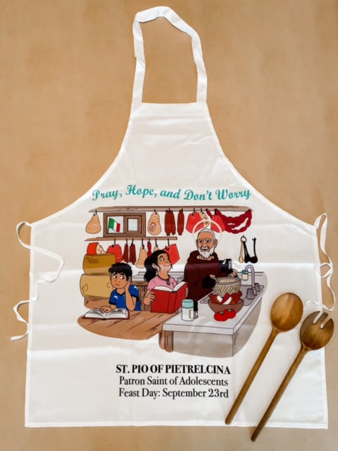 St. Padre Pio Host/Hostess Apron