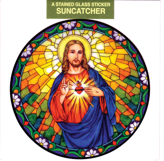 Sacred Heart of Jesus Suncatcher