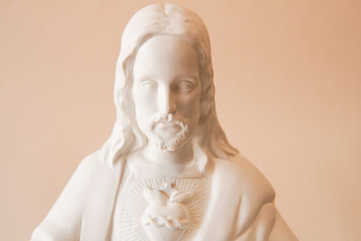 24" Blessing Sacred Heart Outdoor Statue
