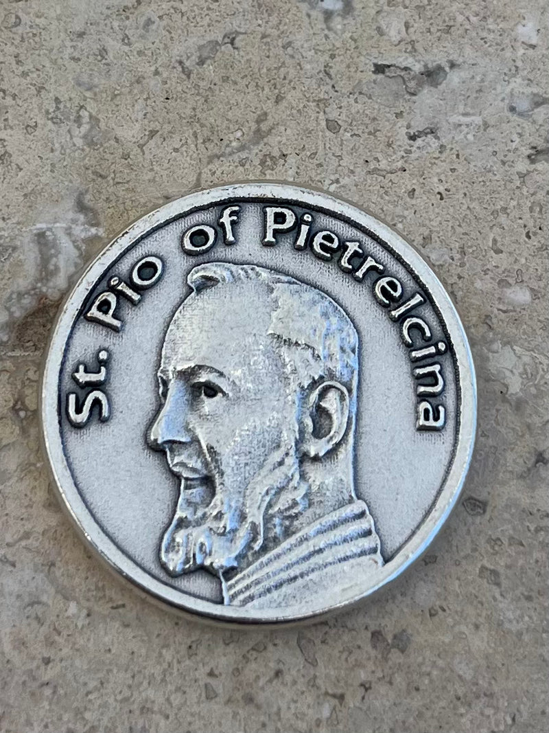 St. Padre Pio of Pietrelcina Pocket Coin