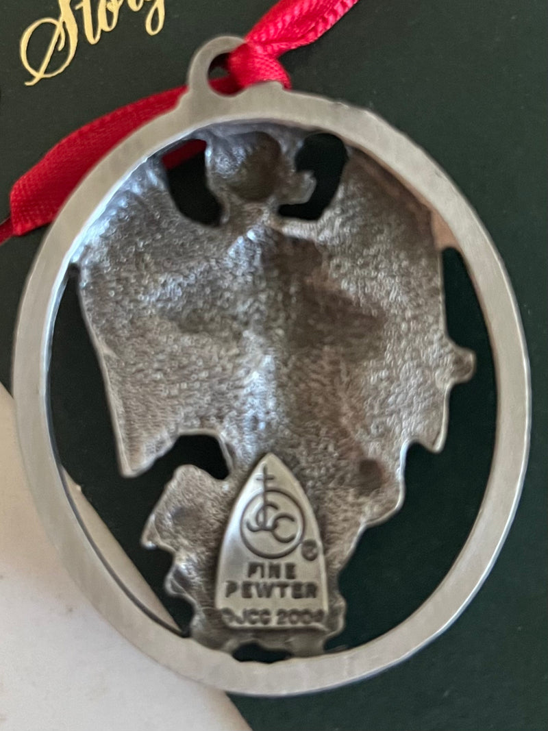 Pewter Christmas Ornament - The Story of Christmas Hand Crafted